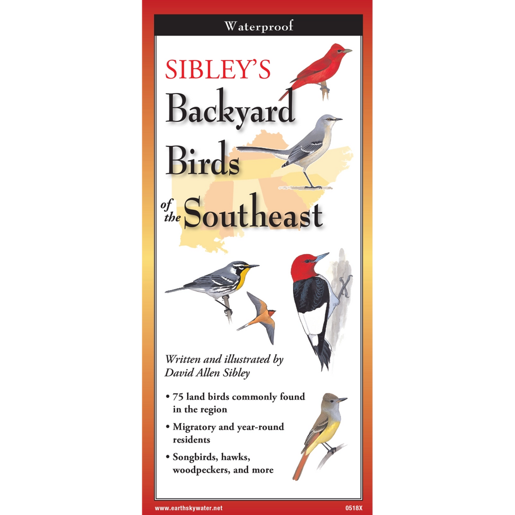 FoldingGuides™ - Sibley's Backyard Birds of the Southeast – Earth Sky ...