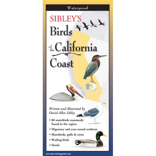 FoldingGuides™ - Sibley’s Birds of the California Coast – Earth Sky + Water