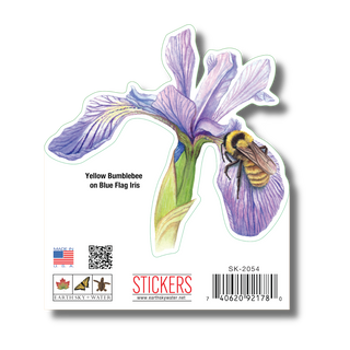 Bumblebee on Iris image 1