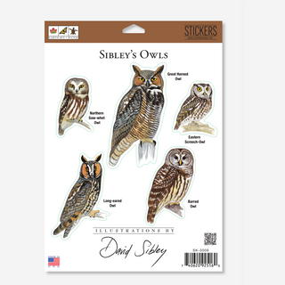 David Allen Sibley's Owls - Earth Sky + Water