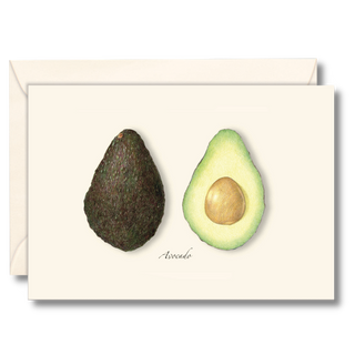 Avocado notecard inspired by a beloved fruit
