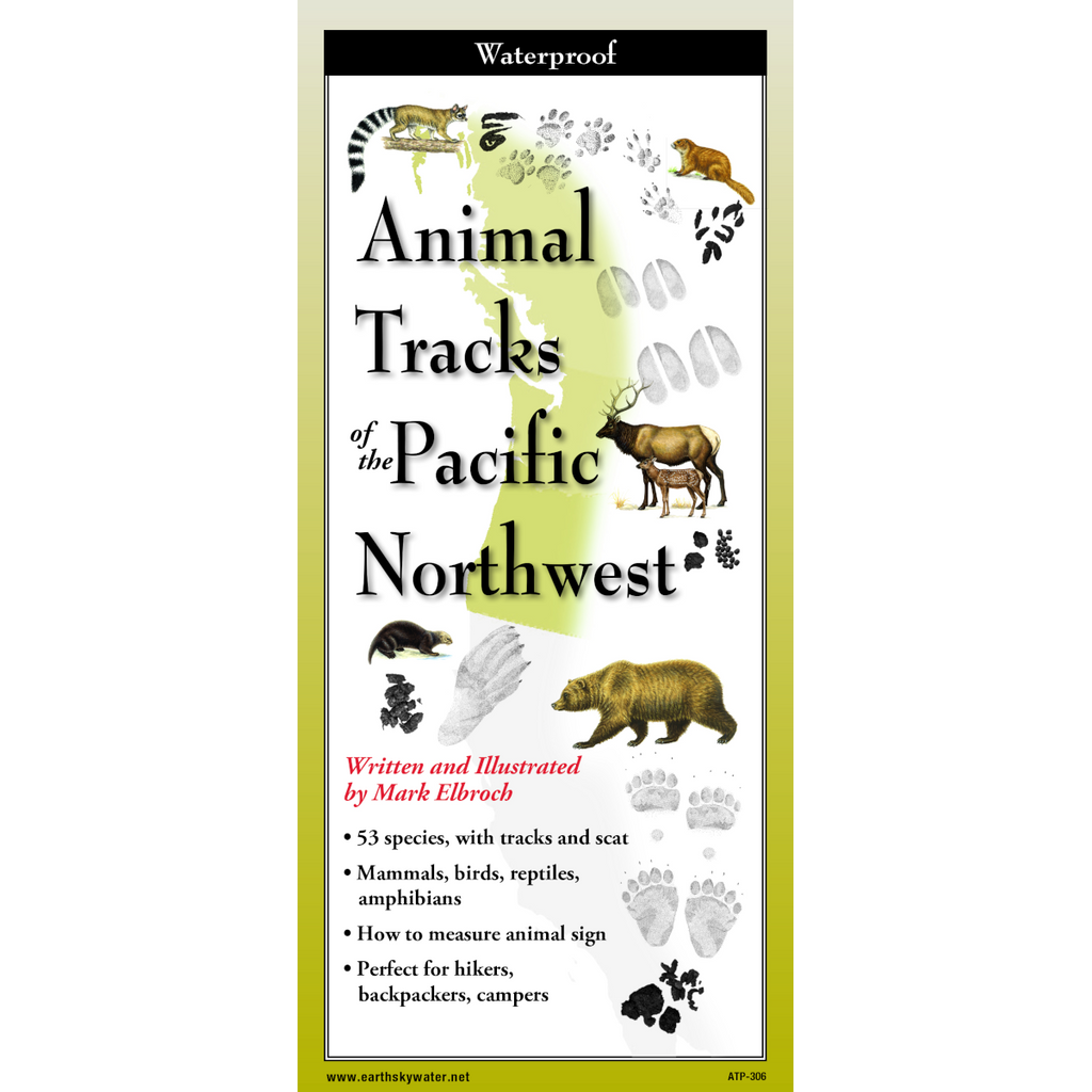 FoldingGuides™ - Animal Tracks of the Pacific Northwest – Earth Sky + Water