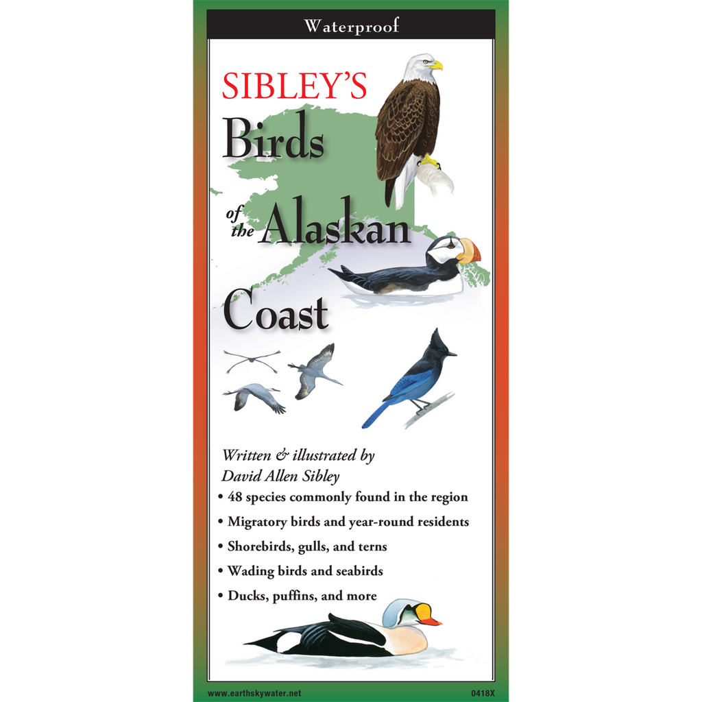 FoldingGuides™ - Sibley’s Birds of the Alaskan Coast – Earth Sky + Water