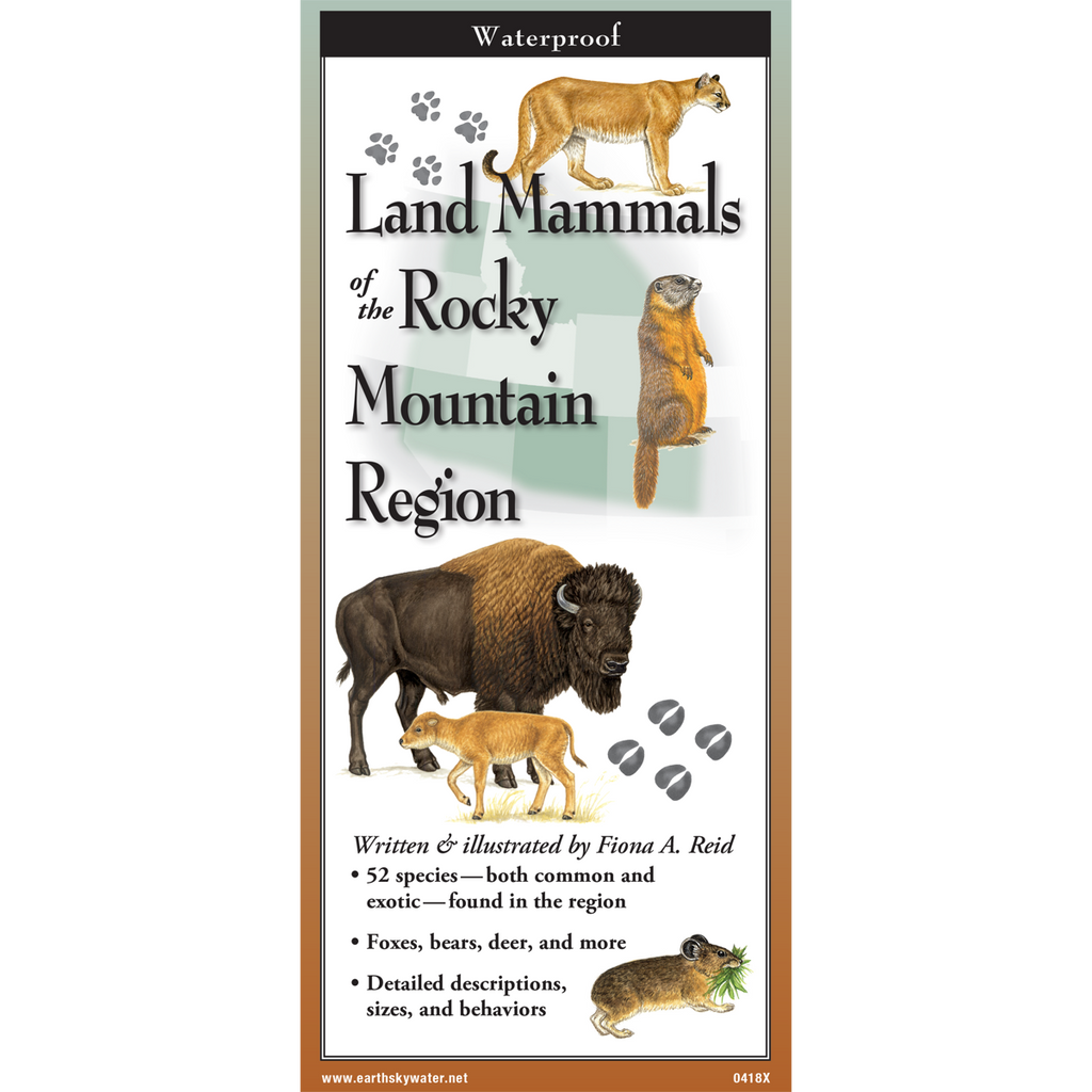 FoldingGuides™ - Land Mammals of the Rocky Mountain Region – Earth Sky ...