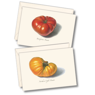 Tomato notecard assortment celebrating garden varieties